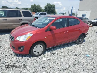2019 Mitsubishi Mirage ES z VIN ML32F3FJ3KHF10586, wystawiony jako Copart lot #57553515 z przebiegiem 90 408 mil mil oraz Nie do naprawy. Historia ofert i sprzedaży dostępna na DreamBid. Obrazek 1.