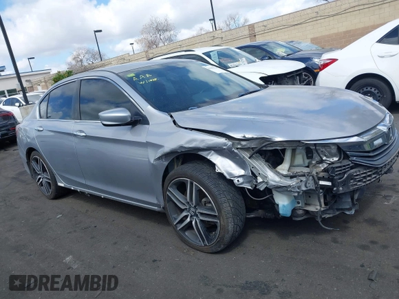 2017 Honda Accord Sedan Sport with VIN 1HGCR2F57HA082818, listed as a IAAI auction lot 41900332 with 169,226 mi miles. Bid and sale history available at carsss.com. Image 14.