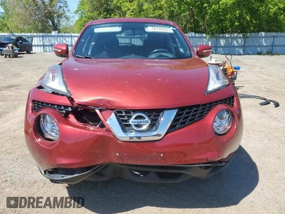 2016 Nissan Juke SL z VIN JN8AF5MVXGT650909, wystawiony jako Copart lot #56746655 z przebiegiem 122 911 mil mil oraz Czysty tytuł • Clean title. Historia ofert i sprzedaży dostępna na DreamBid. Obrazek 5.