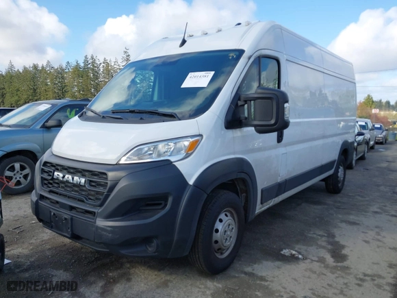 2023 Ram ProMaster Cargo Van with VIN 3C6LRVDG4PE576044, listed as a IAAI auction lot 42014381 with 41,866 mi miles. Bid and sale history available at carsss.com. Image 17.