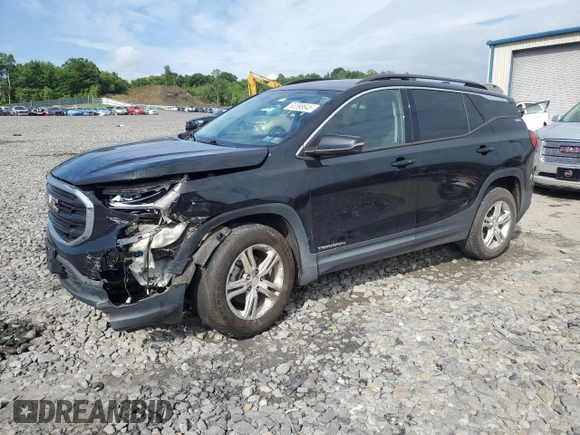 2019 GMC Terrain SLE with VIN 3GKALTEV0KL310810, listed as a Copart auction lot 63398845 with 56,302 mi miles and Salvage title. Bid and sale history available at DreamBid. Image 1.