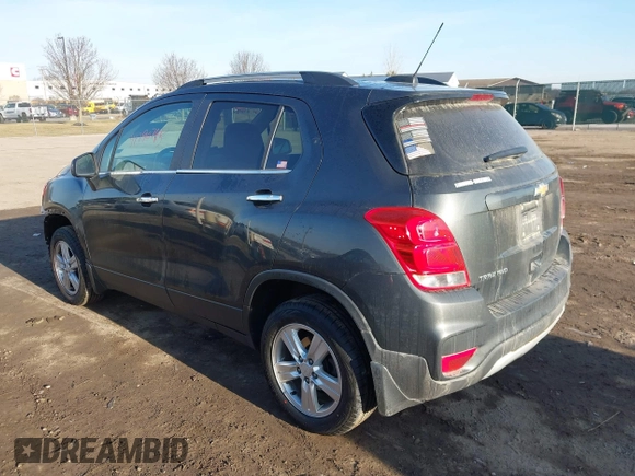 2018 Chevrolet Trax LT with VIN 3GNCJPSB6JL215329, listed as a IAAI auction lot 41790745 with 91,207 mi miles. Bid and sale history available at carsss.com. Image 3.