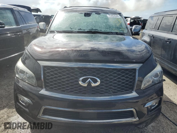 2015 Infiniti QX80 with VIN JN8AZ2NE5F9087347, listed as a Copart auction lot 75463544 with 174,302 mi miles and Non Repairable. Bid and sale history available at carsss.com. Image 5.