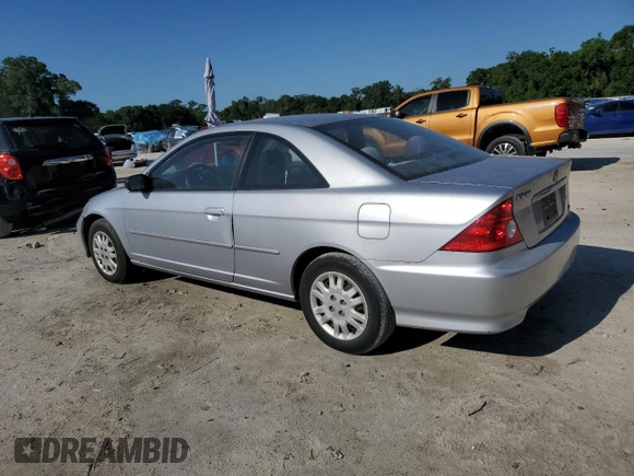 2005 Honda Civic Cpe LX with VIN 1HGEM22535L020118, listed as a Copart auction lot 52346185 with 148,777 mi miles and Salvage Title. Bid and sale history available at carsss.com. Image 2.