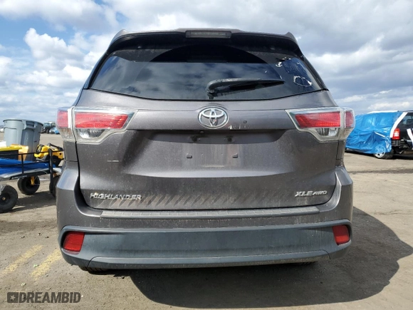 2014 Toyota Highlander XLE with VIN 5TDJKRFHXES061862, listed as a Copart auction lot 50298955 with 187,732 mi miles and Salvage Title. Bid and sale history available at carsss.com. Image 6.