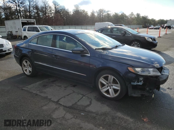 2013 Volkswagen CC Sport with VIN WVWBP7AN6DE546625, listed as a Copart auction lot 85506494 with 163,424 mi miles and Salvage Title. Bid and sale history available at carsss.com. Image 4.