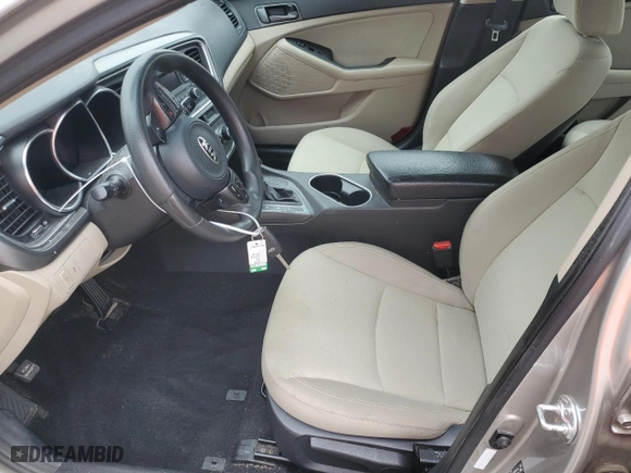 2014 Kia Optima LX with VIN 5XXGM4A74EG268366, listed as a Copart auction lot 44011625 with 105,758 mi miles and Salvage Title. Bid and sale history available at carsss.com. Image 7.