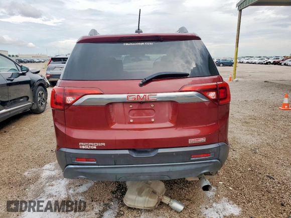 2017 GMC Acadia SLE with VIN 1GKKNTLS8HZ156761, listed as a Copart auction lot 61606825 with 95,897 mi miles and Clean title. Bid and sale history available at DreamBid. Image 6.