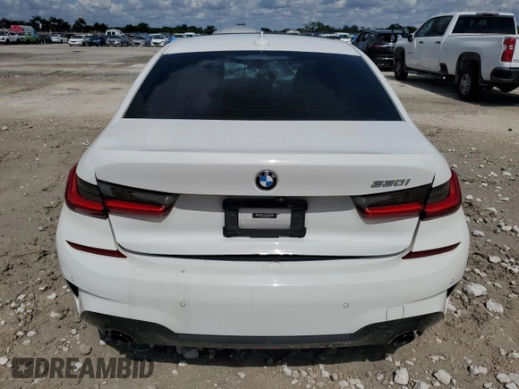 2021 BMW 3 Series 330i with VIN 3MW5R1J09M8B96562, listed as a Copart auction lot 61408805 with 50,024 mi miles and Non repairable. Bid and sale history available at DreamBid. Image 6.