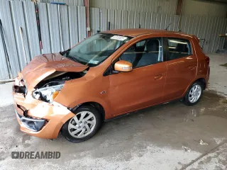 2019 Mitsubishi Mirage SE with VIN ML32A4HJ5KH011657, listed as a Copart auction lot 65130825 with 9,133 mi miles and Salvage title. Bid and sale history available at DreamBid. Image 1.