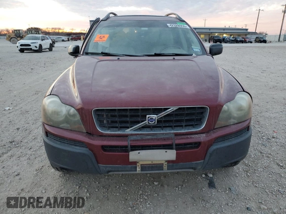 2006 Volvo XC90 2.5L Turbo with VIN YV4CY592961297213, listed as a Copart auction lot 42328955 with 214,701 mi miles and Salvage Title. Bid and sale history available at carsss.com. Image 5.