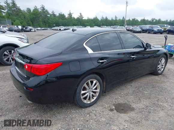 2017 Infiniti Q50 Premium with VIN JN1EV7ARXHM835950, listed as a IAAI auction lot 42456657 with 128,692 mi miles and . Bid and sale history available at DreamBid. Image 4.