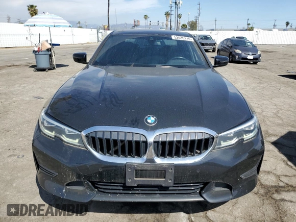 2020 BMW 3 Series 330i xDrive with VIN 3MW5R7J02L8B22949, listed as a Copart auction lot 52635115 with 53,398 mi miles and Clean Title. Bid and sale history available at carsss.com. Image 5.