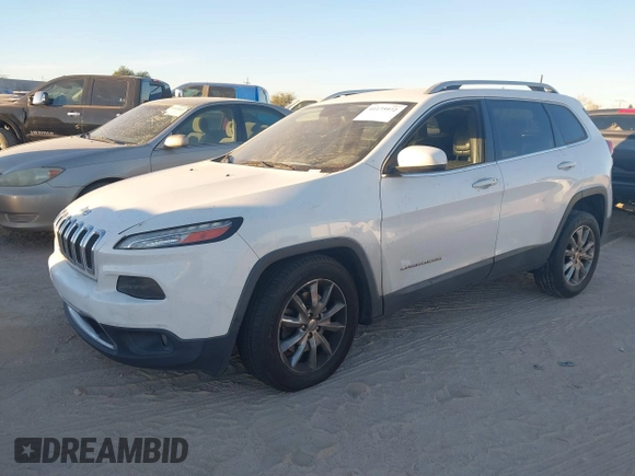 2017 Jeep Cherokee Limited with VIN 1C4PJLDB0HW526582, listed as a IAAI auction lot 41175972 with 176,546 mi miles. Bid and sale history available at carsss.com. Image 17.