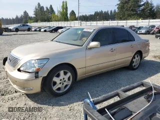 2004 Lexus LS 430 with VIN JTHBN36F940148160, listed as a Copart auction lot 54482395 with 101,122 mi miles and Salvage Title. Bid and sale history available at carsss.com. Image 1.