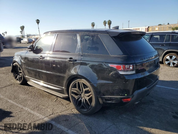 2017 Land Rover Range Rover Sport HSE Dynamic with VIN SALWV2FV4HA143185, listed as a Copart auction lot 46954895 with 81,128 mi miles and Salvage Title. Bid and sale history available at carsss.com. Image 2.