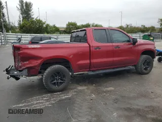 2020 Chevrolet Silverado 1500 Custom Trail Boss with VIN 1GCRYCEF8LZ291037, listed as a Copart auction lot 41971525 with 63,642 mi miles and Salvage Title. Bid and sale history available at DreamBid. Image 3.