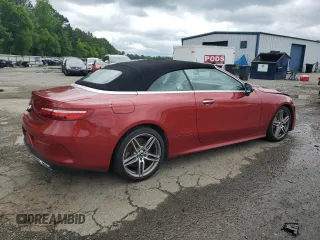 2018 Mercedes-Benz E 400 with VIN WDD1K6FB6JF062324, listed as a Copart auction lot 58595125 with 47,570 mi miles and Salvage title. Bid and sale history available at DreamBid. Image 3.