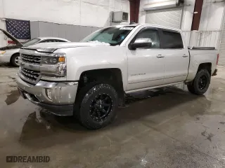 2017 Chevrolet Silverado 1500 LTZ with VIN 3GCUKSEC7HG216705, listed as a Copart auction lot 88794075 with 118,796 mi miles and Salvage Title. Bid and sale history available at carsss.com. Image 1.