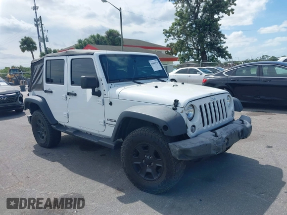 2018 Jeep Wrangler Unlimited Sport with VIN 1C4BJWDG6JL859089, listed as a IAAI auction lot 40600778 with 112,406 mi miles and . Bid and sale history available at DreamBid. Image 1.