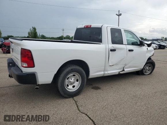 2022 Ram 1500 Tradesman with VIN 1C6RR7FG1NS239604, listed as a Copart auction lot 49132525 with 21,104 mi miles and Salvage title. Bid and sale history available at DreamBid. Image 3.