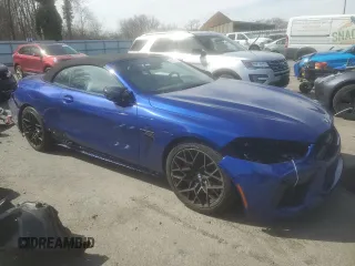 2024 BMW M8 Competition with VIN WBSDZ0C04RCR21242, listed as a Copart auction lot 49249175 with 5,071 mi miles and Salvage Title. Bid and sale history available at carsss.com. Image 4.