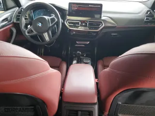2022 BMW X3 sDrive30i with VIN 5UX43DP09N9L19260, listed as a Copart auction lot 52970235 with 31,626 mi miles and Salvage Title. Bid and sale history available at carsss.com. Image 8.