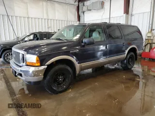 2001 Ford Excursion Limited z VIN 1FMSU43F81EC12990, wystawiony jako Copart lot #56883255 z przebiegiem 299 713 mil mil oraz Tytuł czysty. Historia ofert i sprzedaży dostępna na DreamBid. Obrazek 1.
