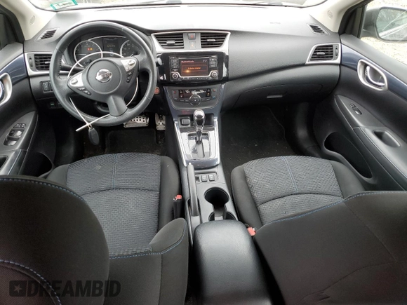 2018 Nissan Sentra S with VIN 3N1AB7AP4JY282981, listed as a Copart auction lot 52480955 with 57,217 mi miles and Salvage Title. Bid and sale history available at DreamBid. Image 8.