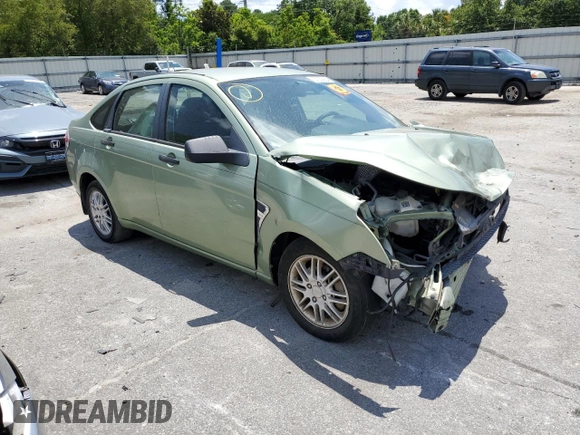 2008 Ford Focus SE with VIN 1FAHP35N18W287738, listed as a Copart auction lot 57053904 with 156,314 mi miles and Salvage Title. Bid and sale history available at carsss.com. Image 4.