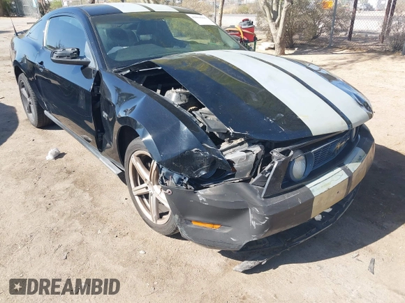 2010 Ford Mustang GT with VIN 1ZVBP8CH4A5151929, listed as a IAAI auction lot 42004668 with 219,043 mi miles. Bid and sale history available at carsss.com. Image 6.