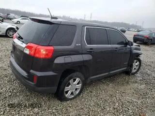 2016 GMC Terrain SLE with VIN 2GKALMEK2G6137220, listed as a Copart auction lot 47583625 with 117,156 mi miles and Salvage Title. Bid and sale history available at carsss.com. Image 3.