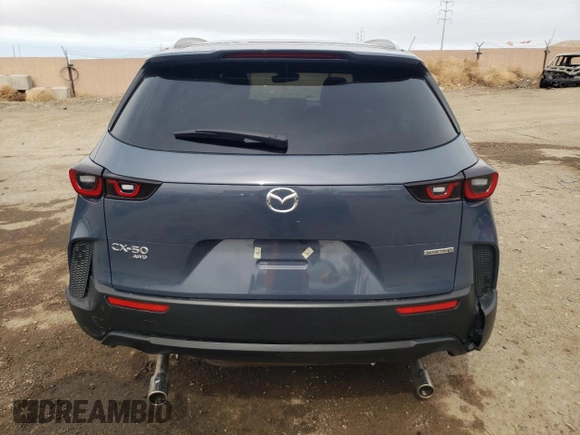 2024 Mazda CX-50 2.5 S Preferred Package with VIN 7MMVABBM6RN206051, listed as a Copart auction lot 50080435 with 15,095 mi miles and Salvage Title. Bid and sale history available at carsss.com. Image 6.