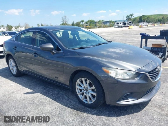 2016 Mazda Mazda6 i Sport with VIN JM1GJ1U5XG1482164, listed as a IAAI auction lot 42052618 with 79,630 mi miles. Bid and sale history available at carsss.com. Image 1.