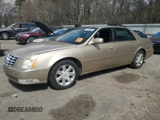 2006 Cadillac DTS 1SB z VIN 1G6KD57YX6U197074, wystawiony jako Copart lot #48964925 z przebiegiem Nie podano mil oraz Czysty tytuł • Clean title. Historia ofert i sprzedaży dostępna na DreamBid. Obrazek 1.
