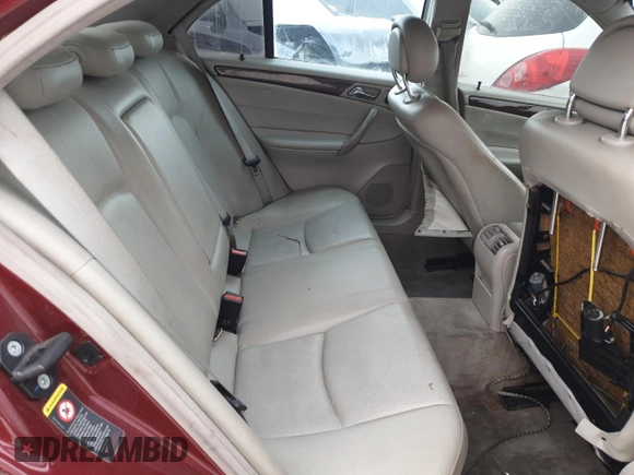 2003 Mercedes-Benz C 230/260/280/320 with VIN WDBRF64J83E011460, listed as a Copart auction lot 41896475 with 144,688 mi miles and Non Repairable. Bid and sale history available at DreamBid. Image 11.