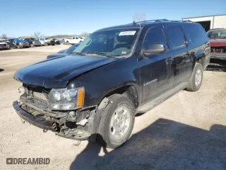 2010 Chevrolet Suburban LT with VIN 1GNUKJE33AR128838, listed as a Copart auction lot 46804865 with 0 mi miles and Salvage Title. Bid and sale history available at carsss.com. Image 1.