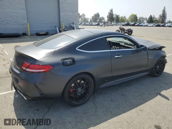2019 Mercedes-Benz C 63 S AMG with VIN WDDWJ8HB4KF879133, listed as a Copart auction lot 52607115 with 9,930 mi miles and Salvage title. Bid and sale history available at DreamBid. Image 3.