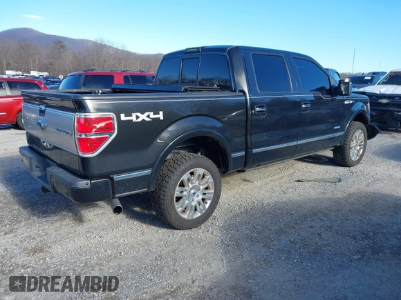 2013 Ford F-150 XL with VIN 1FTFW1ETXDFD91839, listed as a IAAI auction lot 41616044 with 182,647 mi miles. Bid and sale history available at carsss.com. Image 4.