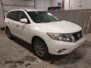 2013 Nissan Pathfinder Platinum with VIN 5N1AR2MM8DC635826, listed as a IAAI auction lot 41829479 with 156,375 mi miles and . Bid and sale history available at DreamBid. Image 1.