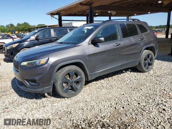 2020 Jeep Cherokee Altitude with VIN 1C4PJLLB1LD573710, listed as a Copart auction lot 57703275 with 124,016 mi miles and Salvage title. Bid and sale history available at DreamBid. Image 1.