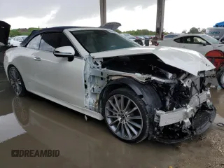 2021 Mercedes-Benz E 450 with VIN W1K1K5JB5MF164686, listed as a Copart auction lot 71977664 with 10,399 mi miles and Salvage title. Bid and sale history available at DreamBid. Image 4.