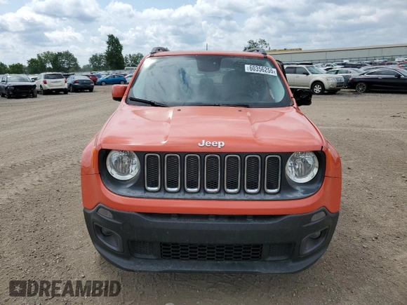 2017 Jeep Renegade Latitude с VIN ZACCJBBB9HPF29926, выставлен на аукционе Copart как лот 60356255 с пробегом 114 945 миль миль и Чистый • Clean title. История ставок и продаж доступна на DreamBid. Изображение 5.