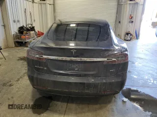 2017 Tesla Model S 100D with VIN 5YJSA1E2XHF197245, listed as a Copart auction lot 45961805 with Not provided miles and Non repairable. Bid and sale history available at DreamBid. Image 6.