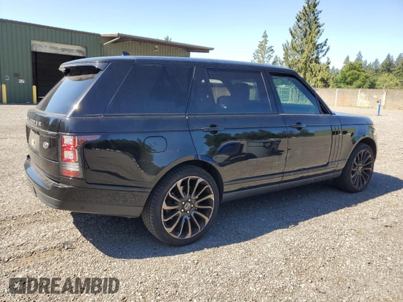 2015 Land Rover Range Rover Supercharged with VIN SALGS3TF3FA213286, listed as a Copart auction lot 63522135 with 98,511 mi miles and Salvage title. Bid and sale history available at DreamBid. Image 3.
