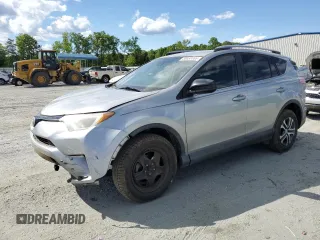 2017 Toyota RAV4 LE with VIN 2T3BFREV6HW682504, listed as a Copart auction lot 55860365 with 134,601 mi miles and Salvage title. Bid and sale history available at DreamBid. Image 1.
