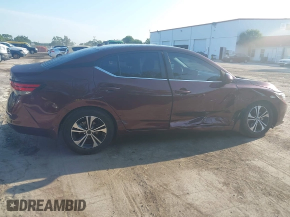 2021 Nissan Sentra SV with VIN 3N1AB8CV6MY267856, listed as a IAAI auction lot 42162019 with 48,165 mi miles and . Bid and sale history available at DreamBid. Image 13.