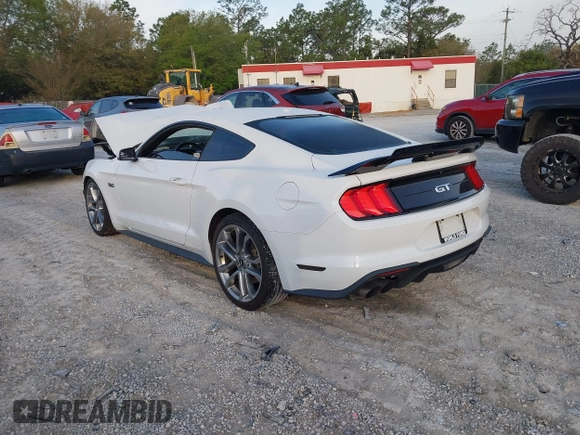 2019 Ford Mustang GT with VIN 1FA6P8CF7K5191254, listed as a IAAI auction lot 41883535 with 46,504 mi miles. Bid and sale history available at carsss.com. Image 3.