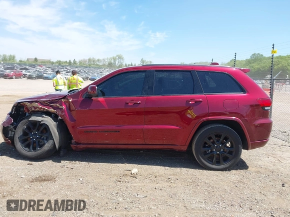 2021 Jeep Grand Cherokee Laredo X z VIN 1C4RJFAG9MC653627, wystawiony jako IAAI lot #42286505 z przebiegiem 33 073 mil mil oraz . Historia ofert i sprzedaży dostępna na DreamBid. Obrazek 14.