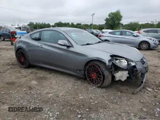 2010 Hyundai Genesis Coupe Grand Touring with VIN KMHHU6KH6AU016058, listed as a Copart auction lot 60167115 with 235,971 mi miles and Clean title. Bid and sale history available at DreamBid. Image 4.